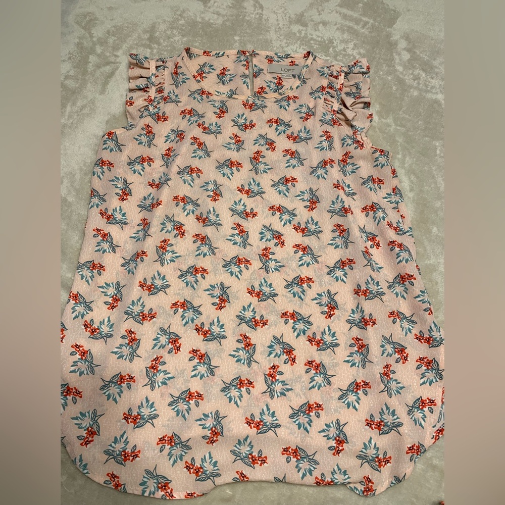 Loft floral blouse